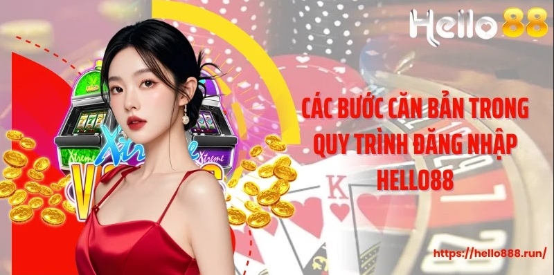 Các bước căn bản trong quy trình đăng nhập Hello88