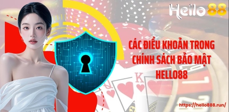 Các điều khoản trong chính sách bảo mật Hello88