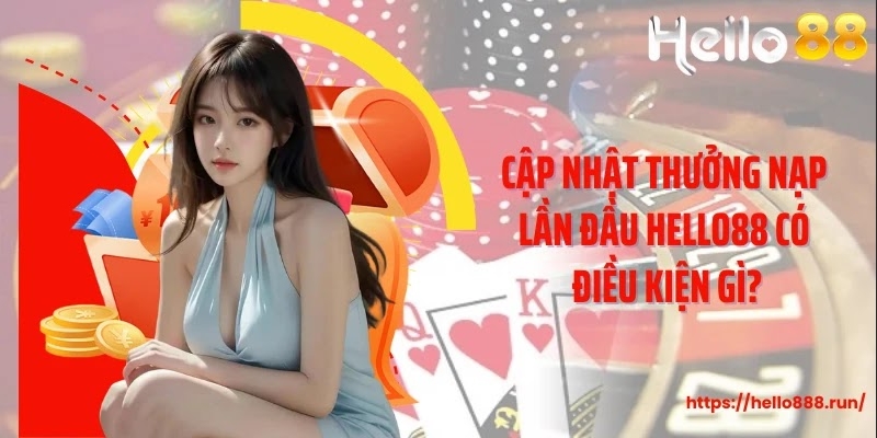 Cập nhật thưởng nạp lần đầu Hello88 có điều kiện gì?