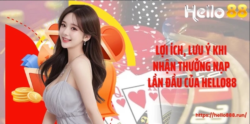 Lợi ích, lưu ý khi nhận thưởng nạp lần đầu của Hello88