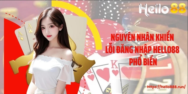 Nguyên nhân khiến lỗi đăng nhập Hello88 phổ biến