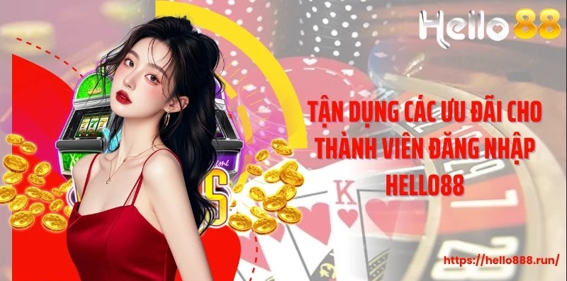 Tận dụng các ưu đãi cho thành viên đăng nhập Hello88